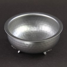 6"IRON FOOTED SILVER BOWL