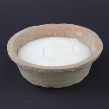 ANT.REDSTONE SAUCER CANDLE