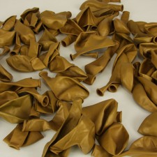 12" LATEX BALLOON 100/PKG GLD