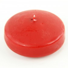 3" FLOATING CANDLE DISK RED