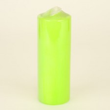 3"X9" PILLAR UNSCENTED X1 GRN