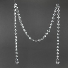 5' CRYSTAL GARLAND CLEAR