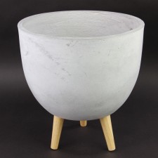 16"FIBERCL.WOOD PLANTER S3