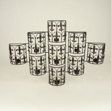 22"X33" MTL WALL VOTIVE HOLDER