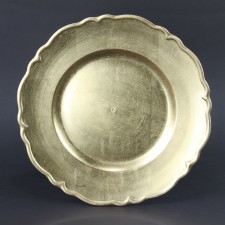 13" CHARGER WAVY EDGE GOLD