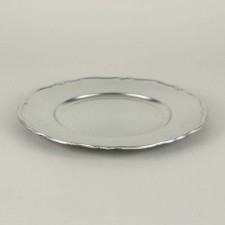 13" MEL.SILVER CHARGER PLATE