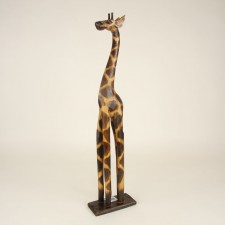 8"X32" WOOD GIRAFEE
