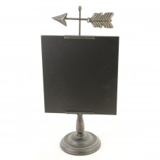 20"X10"MTL/WD TBL CHALKBOARD