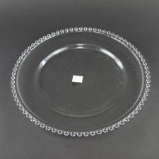 13"D GLSS CLEAR CHARGER A25