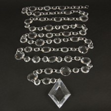 ACRYLIC GARLAND CLEAR