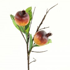 9" POMEGRANATE PICK X2 BURGUND