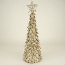 10"X27" GLITTER CONE W/STAR