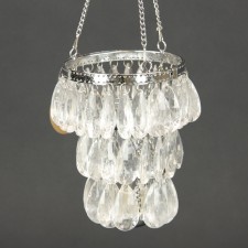 7" 3-TIER BEAD HNG T-LITE