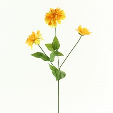 26"ZINNIA SPRAY X3 GOLD B4