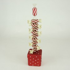 19" CANDY TBL PC RED/WHITE