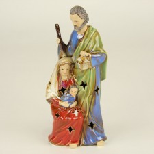 CER.HOLY FAMILY T-LITE HLDR