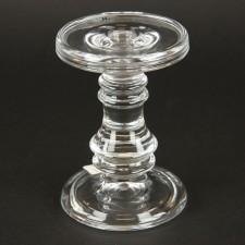 6" CANDLE HOLDER CLEAR S3
