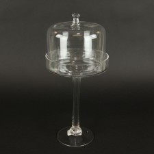 16"X7.5" CAKE STAND W/LID