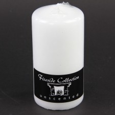 2.8"X5.8"COLUMN CANDLE WHTX1