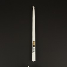 15" TAPER CANDLE 12/BX WHITE