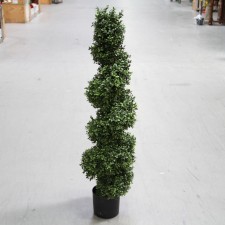 48" BOXWOOD SPIRAL TOPIARY