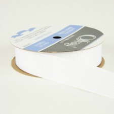 7/8" GROSGRAIN WHITE
