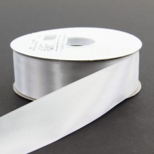 #9 DBL FACE SATIN SILVER 50YD