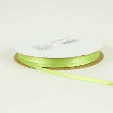 1/8" DBL FACE SATIN LEMON GRS