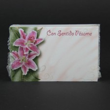 #4001 CON SENTIDO PESAME CARD