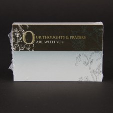 OUR THOUGHTS & PRAYERS CARD