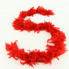 6' RED FEATHER BOA A4