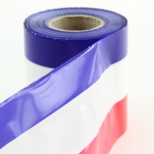 3.5"PLST RED/WHT/BLUE RIBBON