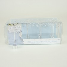 DBL HEART WIRE CARD HLD 12/PKG