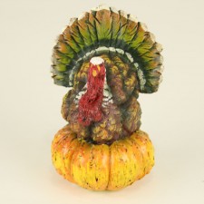 4.25" TURKEY ON PUMPKIN
