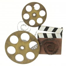 20"FLM REEL/SCENE BRD WALL ART