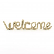 ROPE WELCOME WORD PLQ