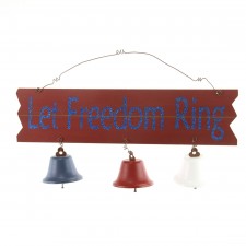 FREEDOM SIGN W/BELL A4