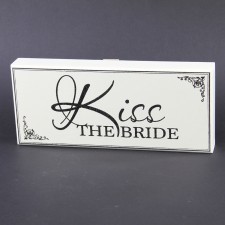 11.75"KISS THE BRIDE PLAQUE