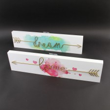 DREAM/LOVE ARROW SIGN A4