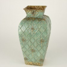 VERSAILLES VASE TEAL S2