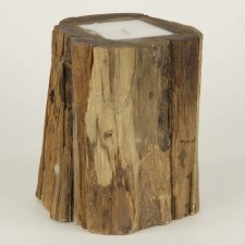 8"X7.5" MD TEAKWOOD CANDLE