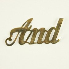 2" AND SCRIPT WORD 10/PKG