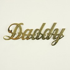 2" DADDY SCRIPT WORD 10/PKG