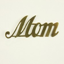 2" MOM SCRIPT WORD 10/PKG