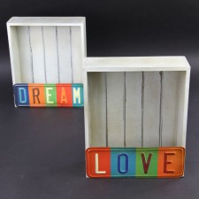 MTL SHADOW BOW WALL DECO A4