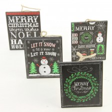 MDF CHALKBOARD ORNA A25