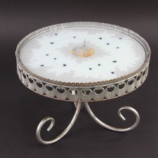 MTL/GLSS TABLETOP STAND M25