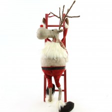 PLUSH REINDEER WALL DECO A5