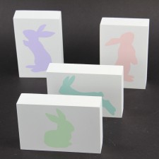 SWEET PASTEL BUNNY BLOCK A4