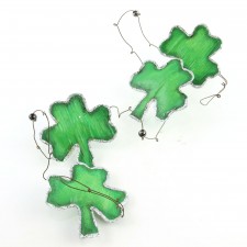PARCHMENT SHAMROCK DANGLE A4